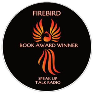 2021 winner of the Speak Up Talk Radio Firebird Award - ABCs from the Bible by Yvonne M Morgan & 4RV Publishing (award promo image)