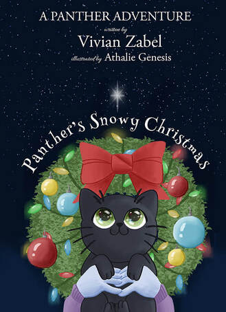Panther's Snowy Christmas by Vivian Zabel & 4RV Publishing (2D cover)